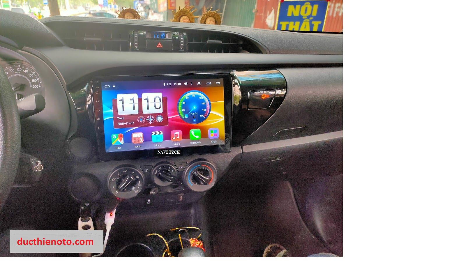 Đầu DVD Android Toyota HILUX 2015-2019 