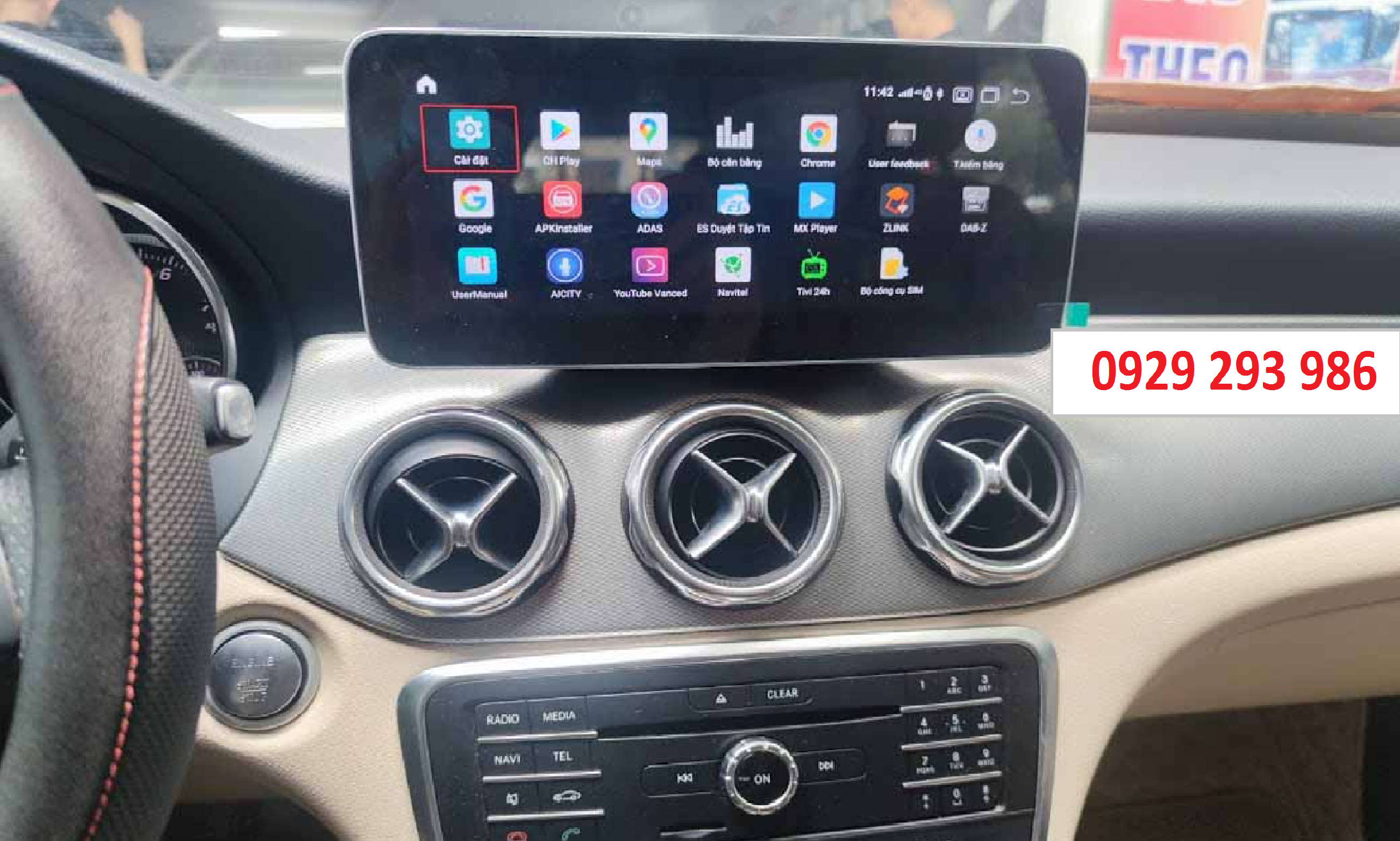 Màn Hình Android Xe Mercedes GLA CLA
