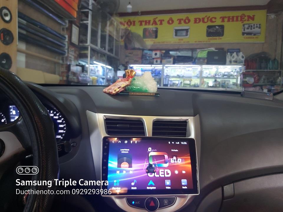 Màn hình Android cắm Sim 4G xe Hyundai Accent