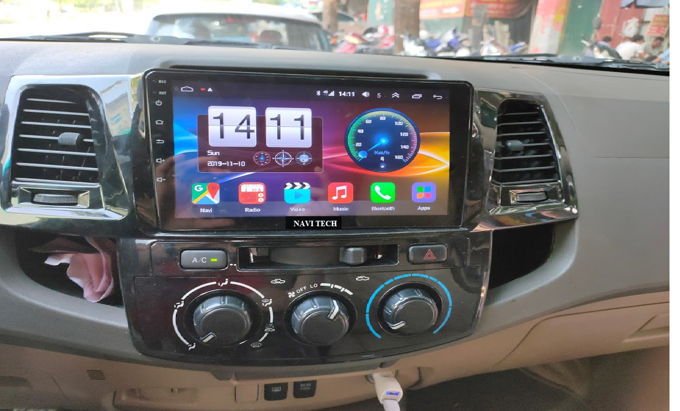 Đầu DVD Android Toyota Hilux 2007-2015
