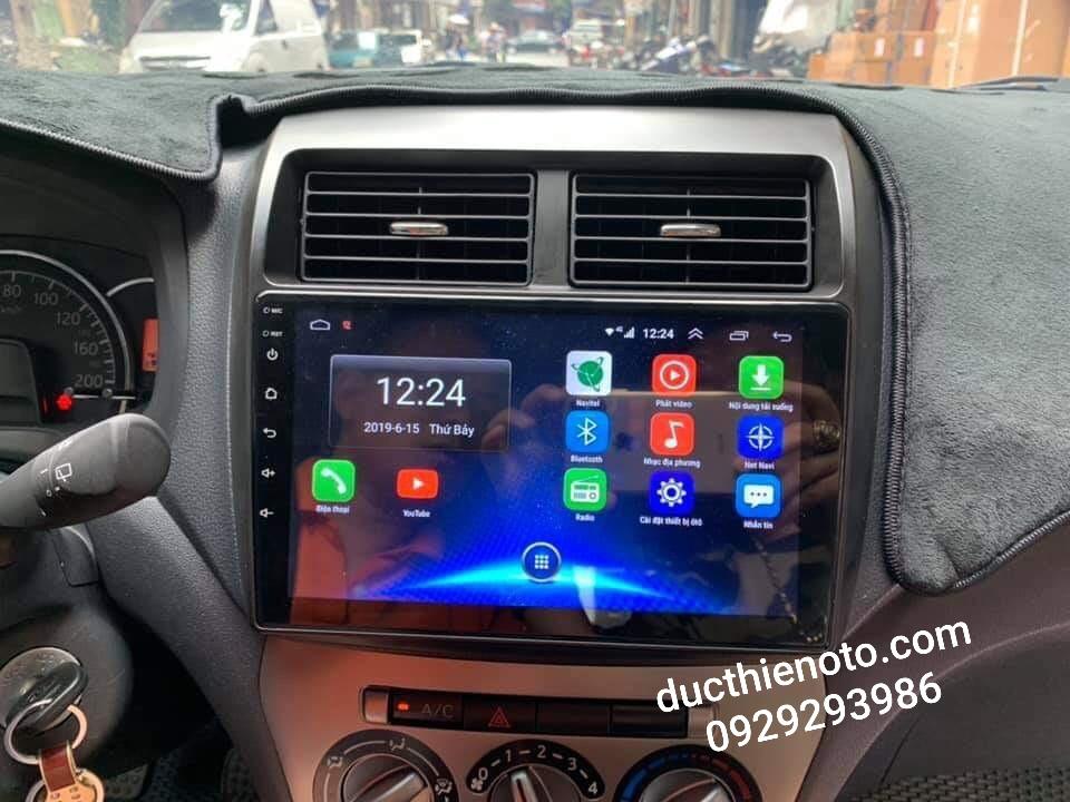 Màn hình Android cho xe Toyota Wigo cắm sim 4G