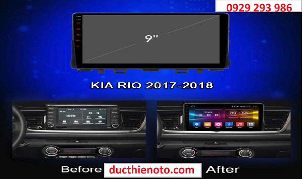 MÀN HÌNH DVD ANDROID 4G XE KIA RIO 2018-2019