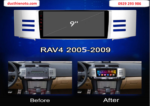 Đầu màn hình Android 4G xe Toyota REIZ 2005-2009