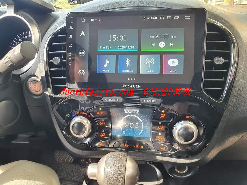 Màn Hình Android Xe Nissan Juke